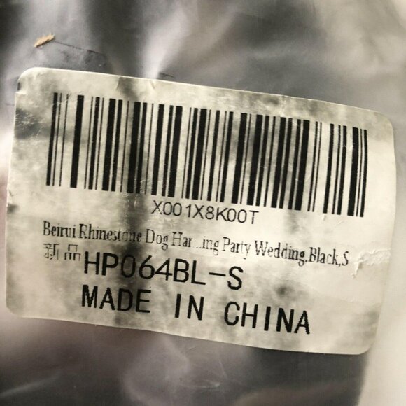 3/$30  Rhinestone Dog Harness Reflective Bling Nylon Dog Vest with Sparkly Bow - Picture 11 of 11